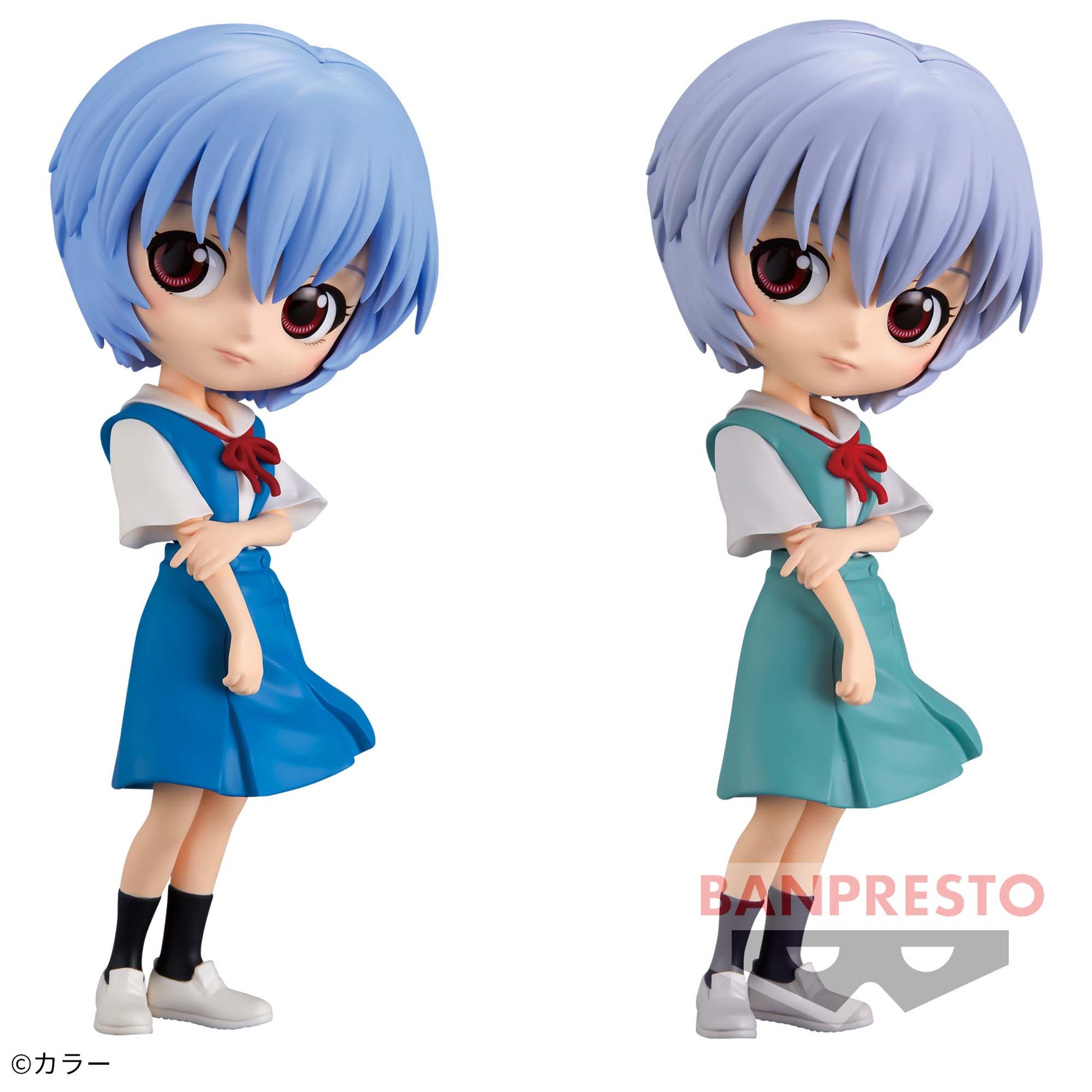 Rei Ayanami Qposket Rebuild of Evangelion Bandai Banpresto Action Figure