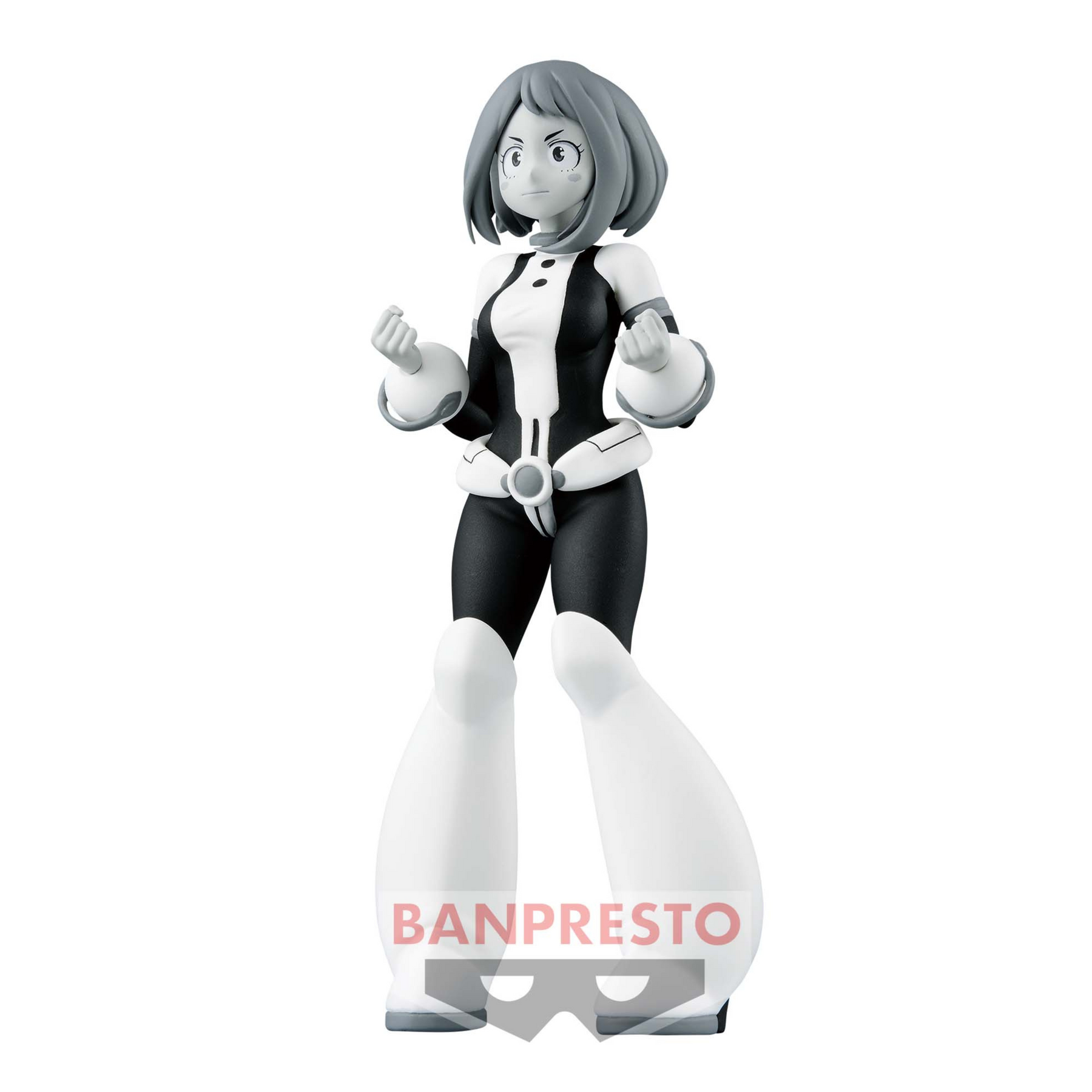 Uravity Uraraka Age Of Heroes Black & White Bandai Banpresto Action Figure