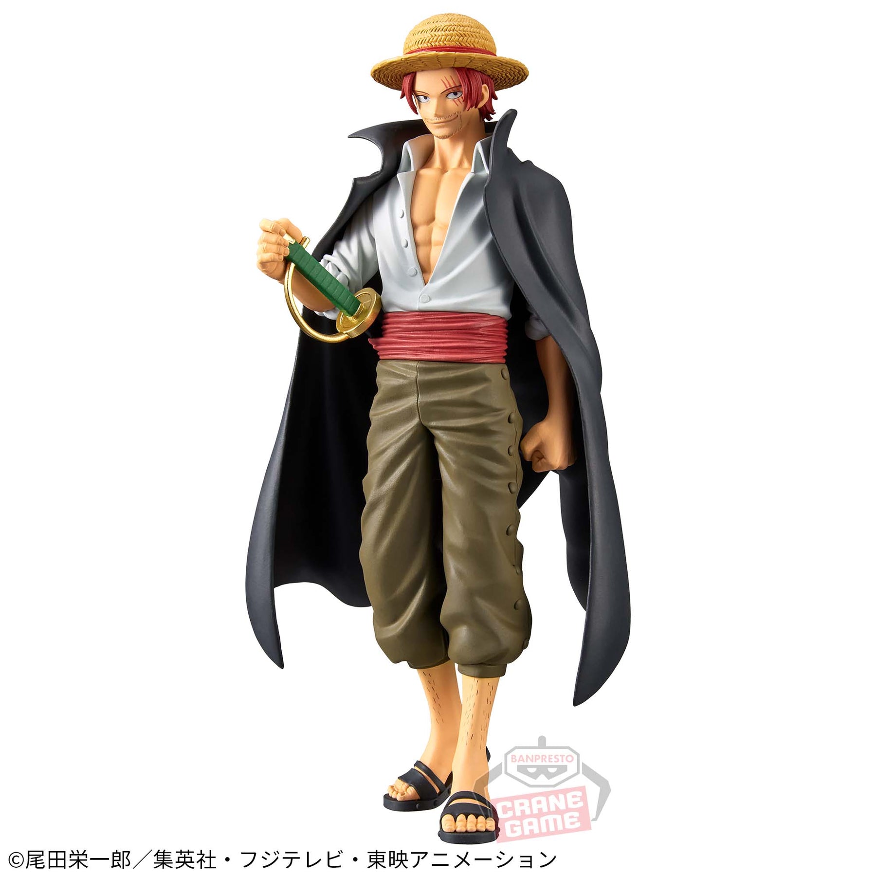 Shanks Jovem DXF The Grandline Series Bandai Banpresto Action Figure