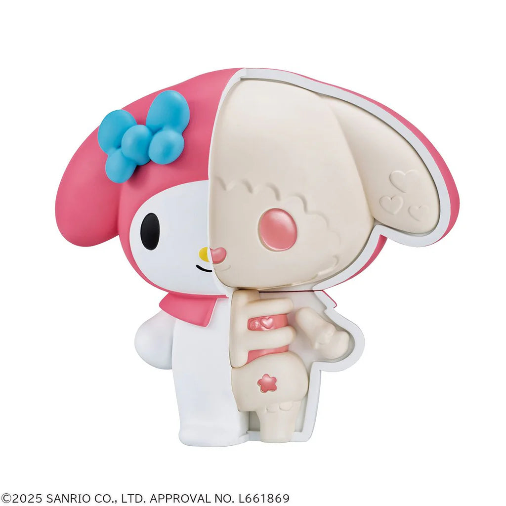 My Melody & Kuromi Kaitai Puzzle FANTASY Soft Vinyl Collection Megahouse Action Figure Set