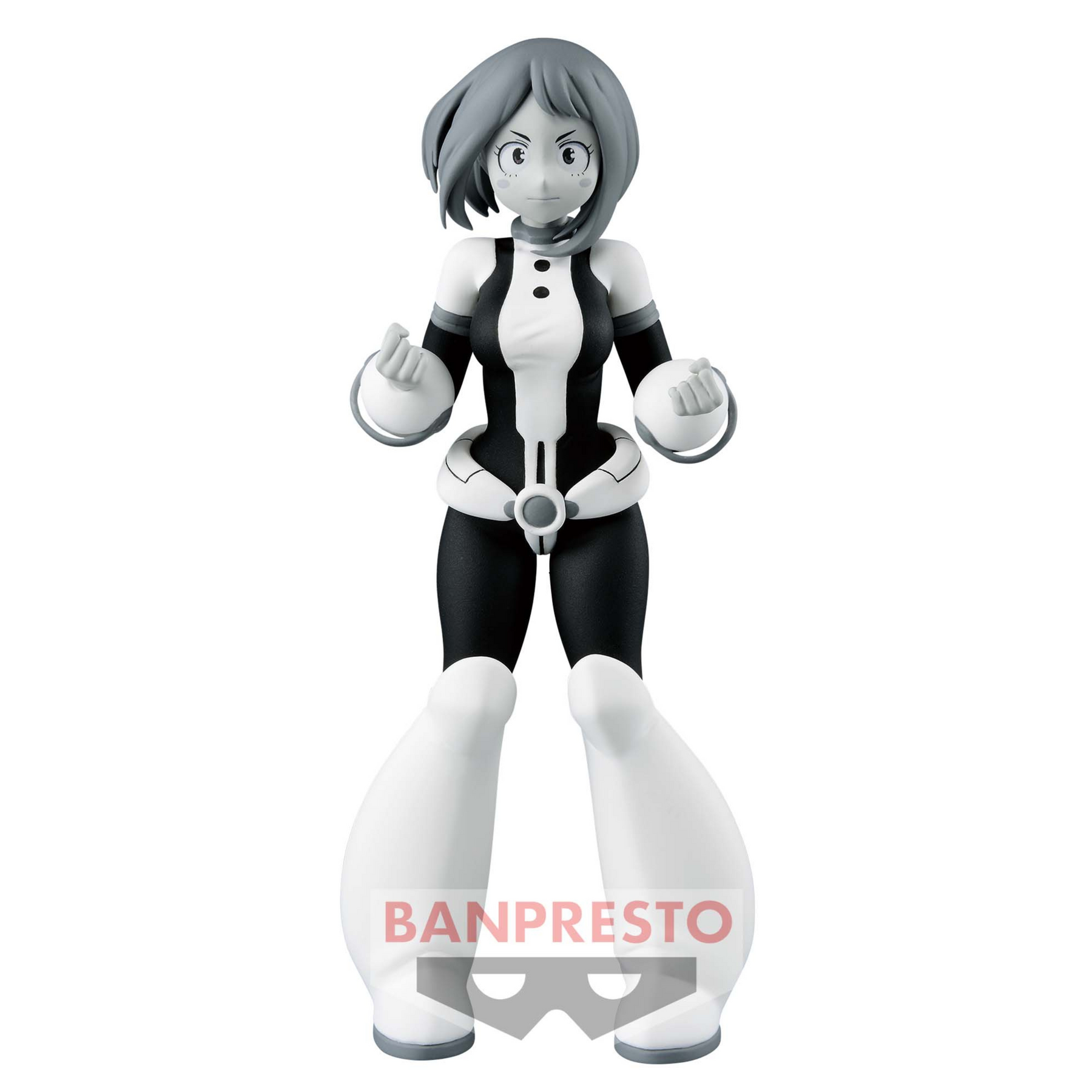 Uravity Uraraka Age Of Heroes Black & White Bandai Banpresto Action Figure