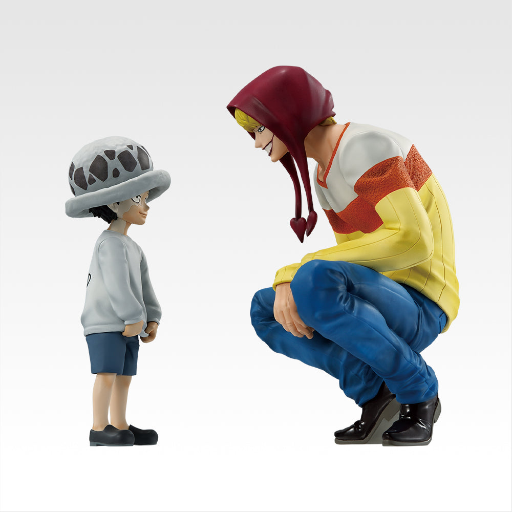 Trafalgar Law & Corazon Childhood Set MASTERLISE Ichiban Kuji Action Figure