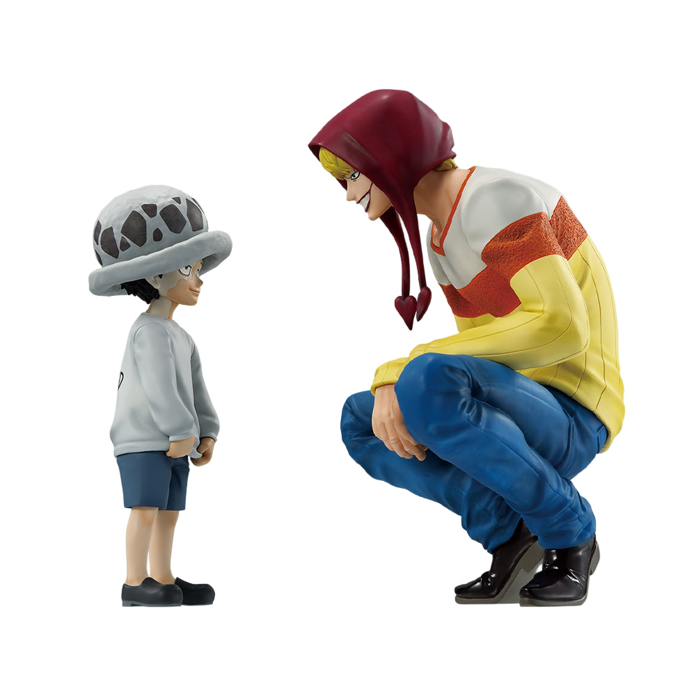 Trafalgar Law & Corazon Childhood Set MASTERLISE Ichiban Kuji Action Figure