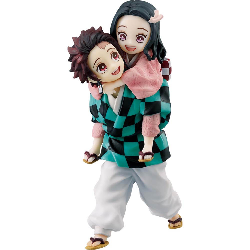 Tanjiro Kamado & Nezuko Kamado Ichiban Kuji Action Figure Set