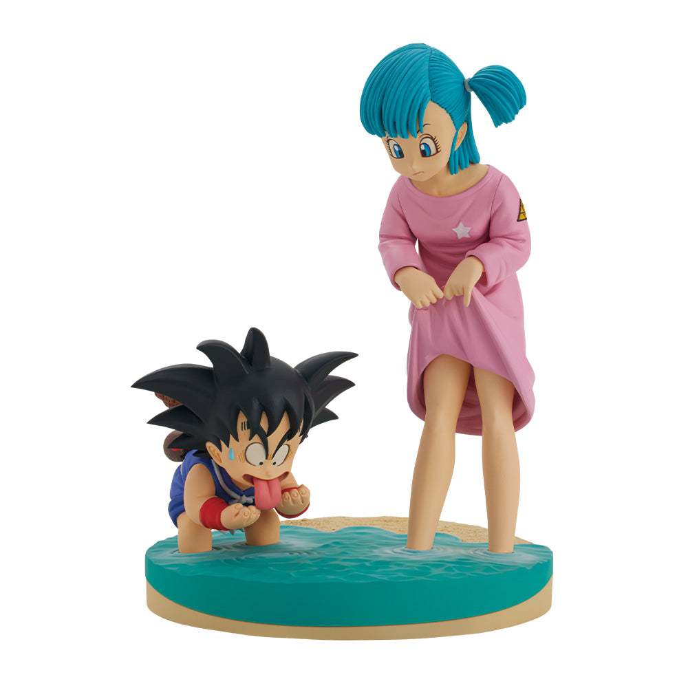 Son Goku & Bulma Revible Moment Ichiban Kuji Action Figure