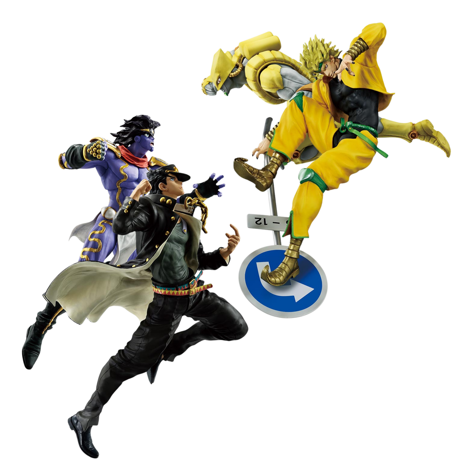 Set completo Stand Rush Masterlise Bandai Banpresto Action Figure