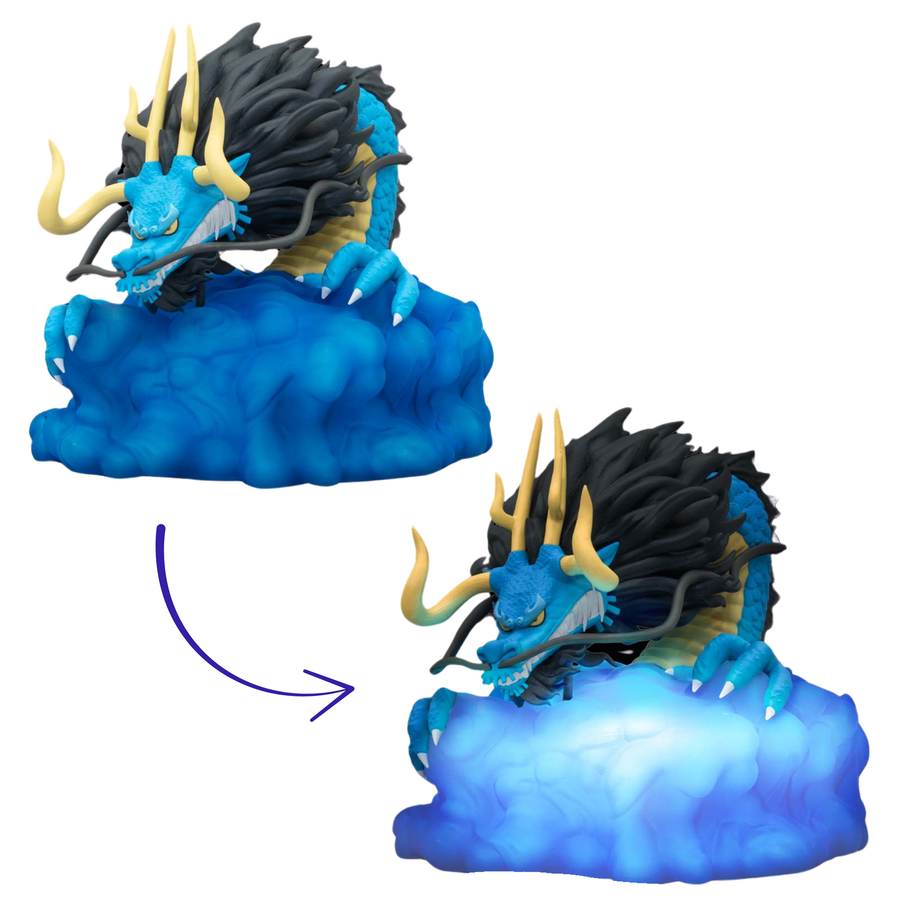 Luminária Kaido Modo Zoan Room Light Bandai Banpresto Action Figure