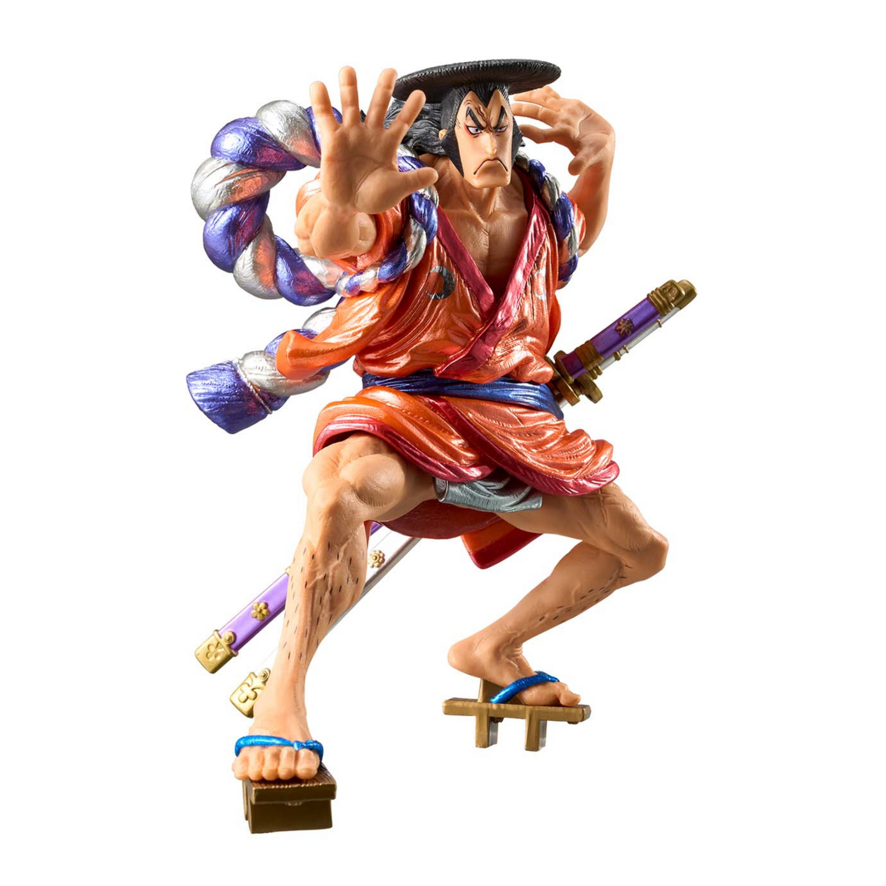 Kozuki Oden King Of Artist Edição Especial Bandai Banpresto Action Figure