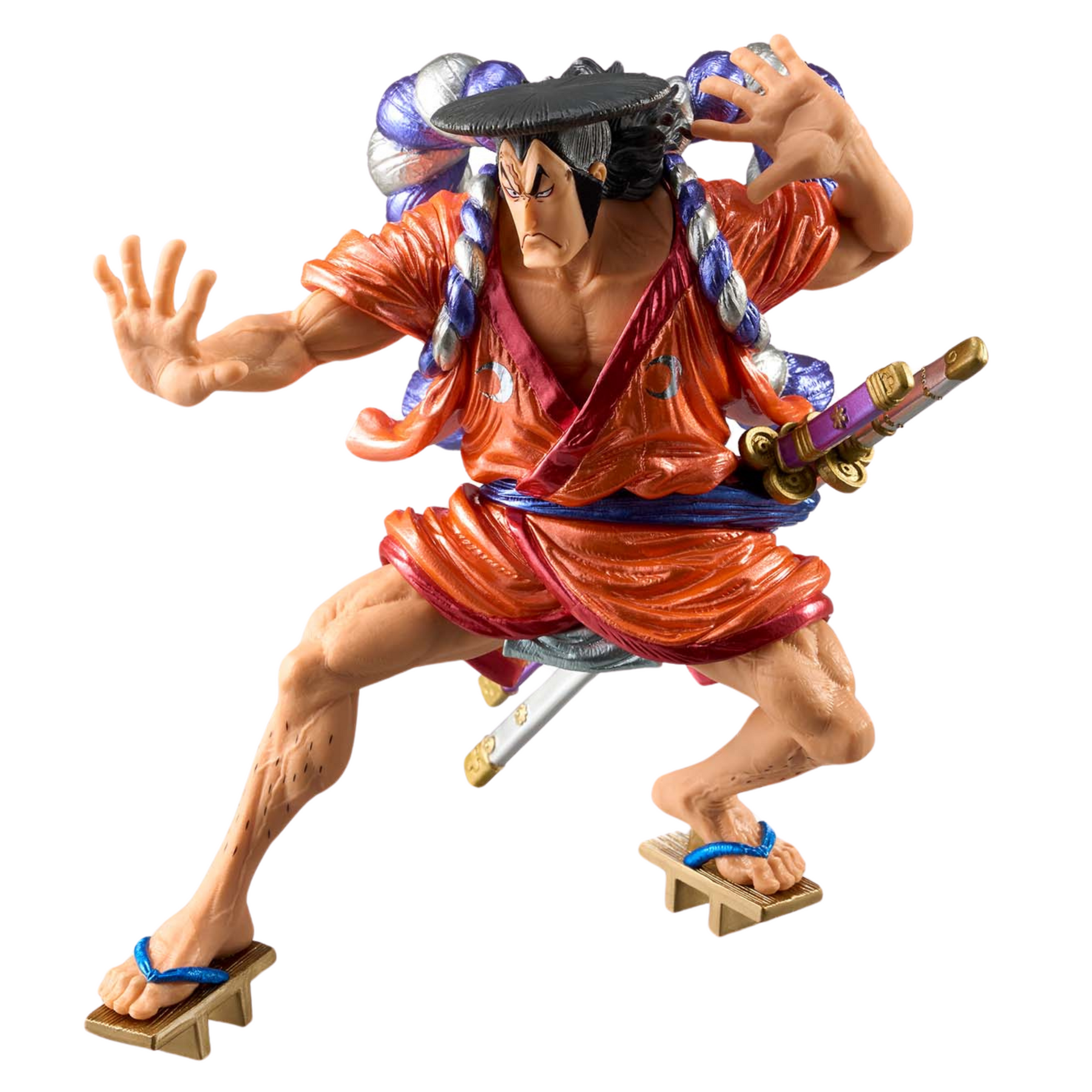 Kozuki Oden King Of Artist Edição Especial Bandai Banpresto Action Figure