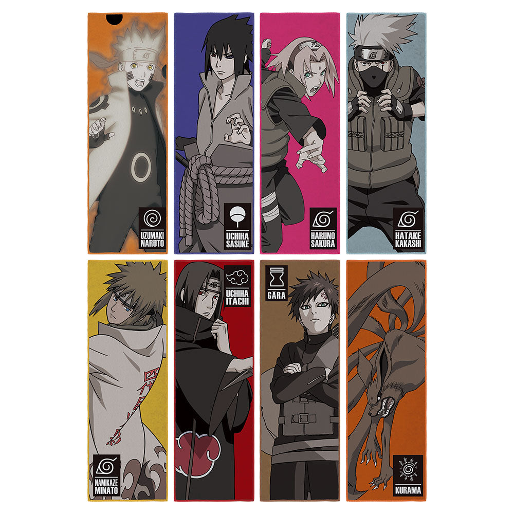 Toalhinhas De Microfibra Dos Ninjas Da Vila Da Folha De Naruto Bandai Ichiban Kuji