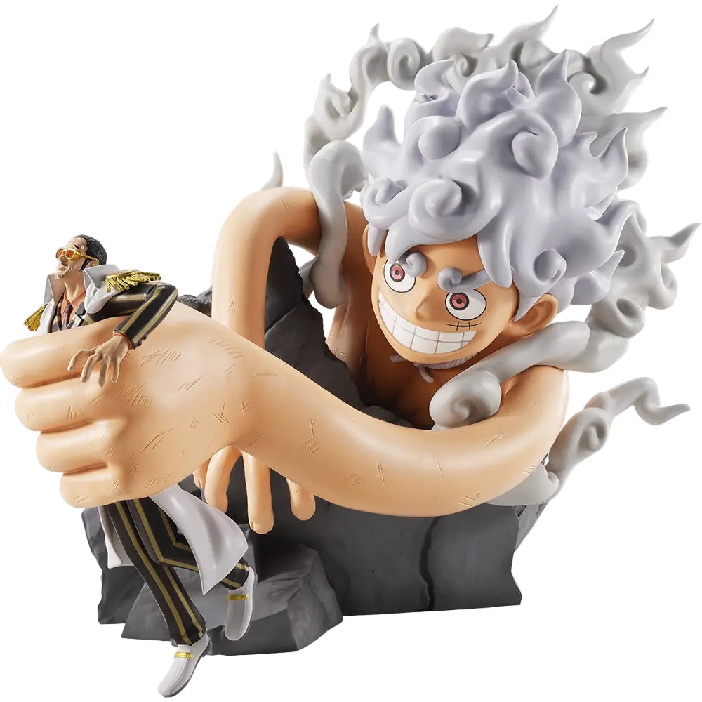 Monkey D. Luffy Gear 5 VS Borsalino Revible Moment Ichiban Kuji Action Figure