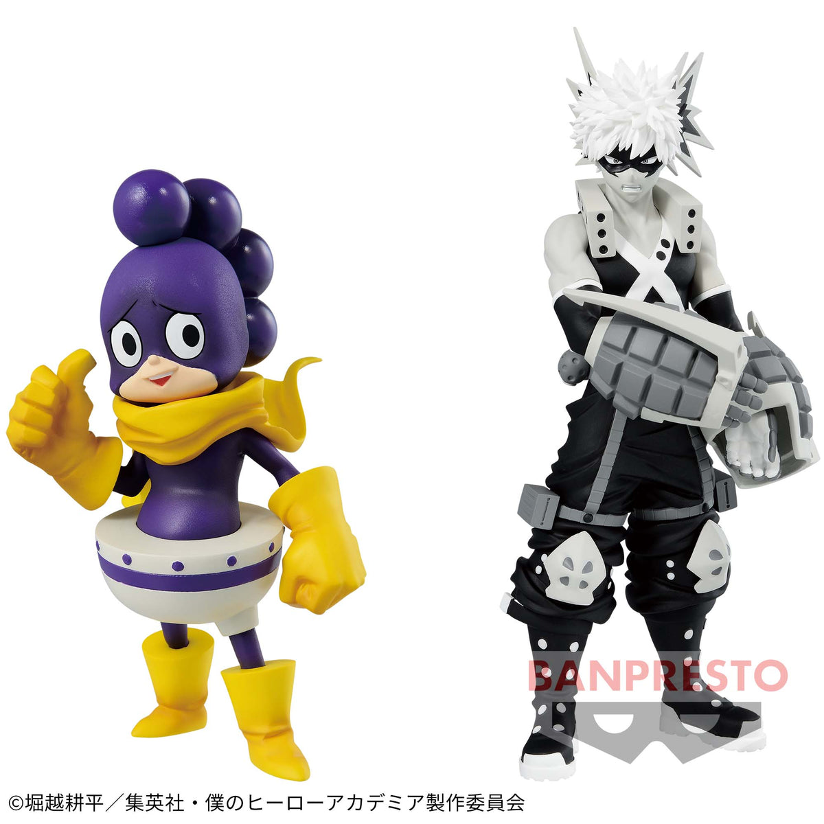 Minoru Mineta & Katsuki Bakugo Black & White Age of Heroes Bandai Banpresto Action Figure