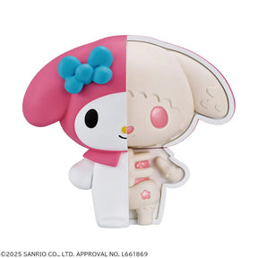 My Melody & Kuromi Kaitai Puzzle FANTASY Soft Vinyl Collection Megahouse Action Figure Set