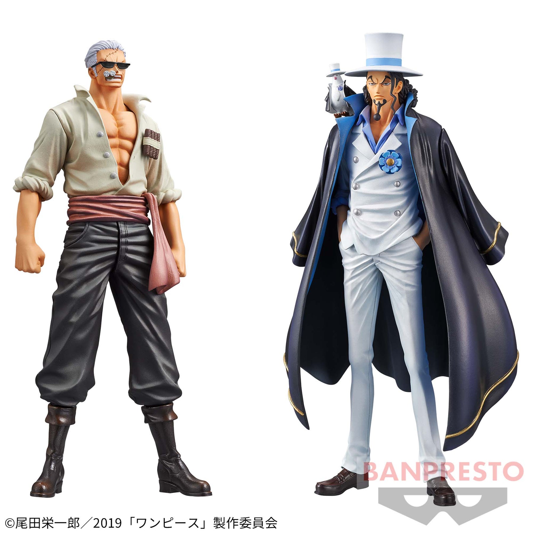 Smoker & Rob Lucci Stampede DXF The Grandline Men Vol.3 Bandai Banpresto Action Figure
