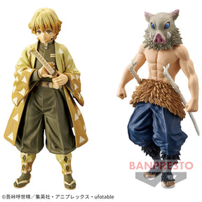 Zenitsu Agatsuma Sepia Color & Inosuke Hashibira Kizuna no Sou vol.4 Bandai Banpresto Action Figure