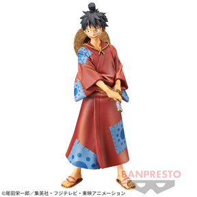 Monkey D. Luffy DXF The Grandline Men País de Wano Vol.1 Bandai Banpresto Action Figure