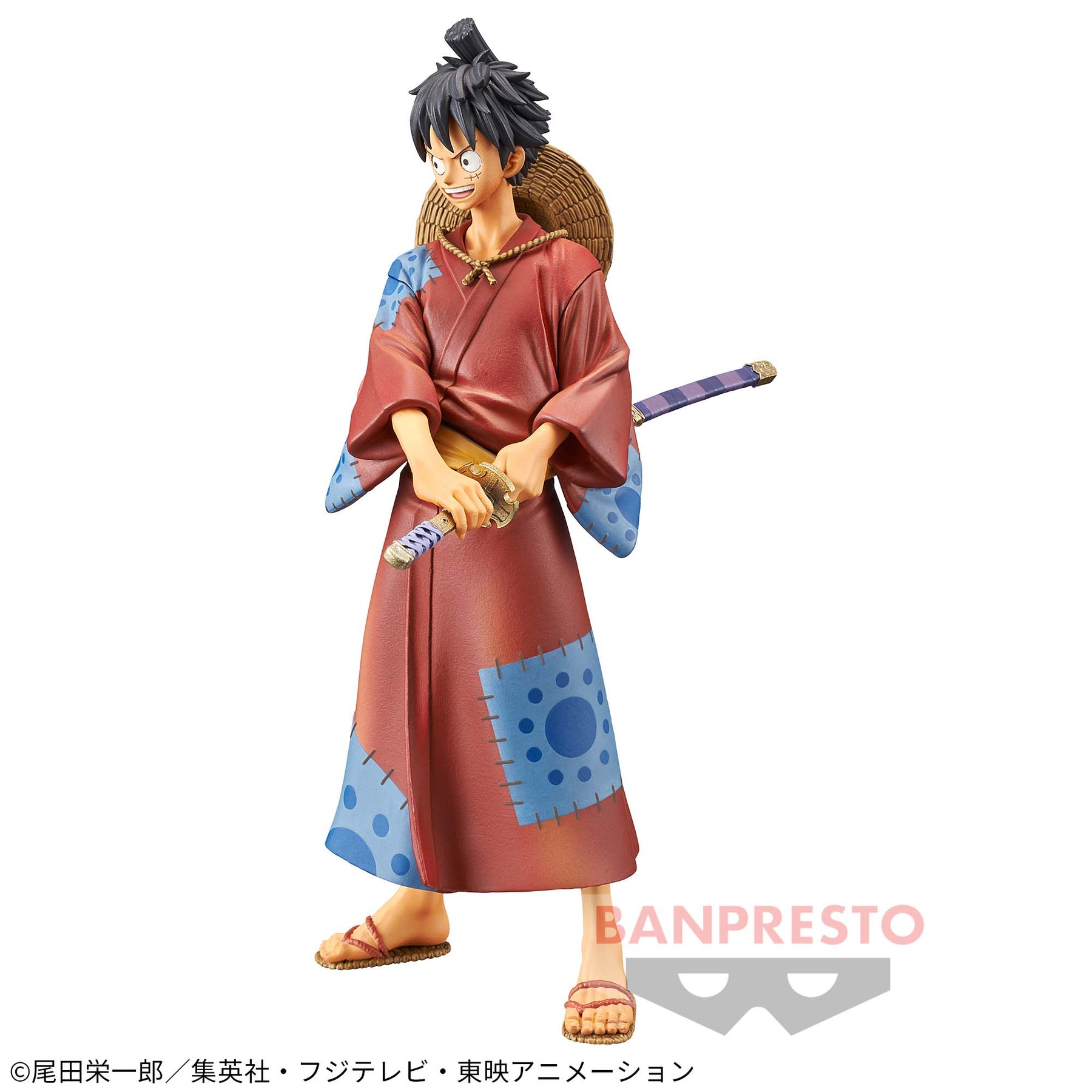 Monkey D. Luffy DXF The Grandline Men País de Wano Vol.1 Bandai Banpresto Action Figure