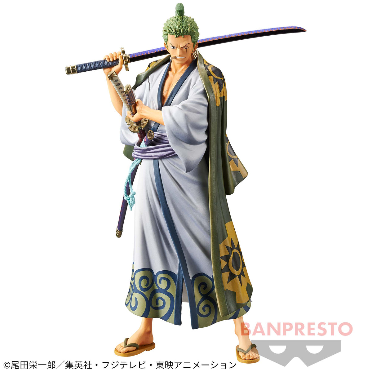 Roronoa Zoro DXF The Grandline Men País de Wano Vol.2 Bandai Banpresto Action Figure