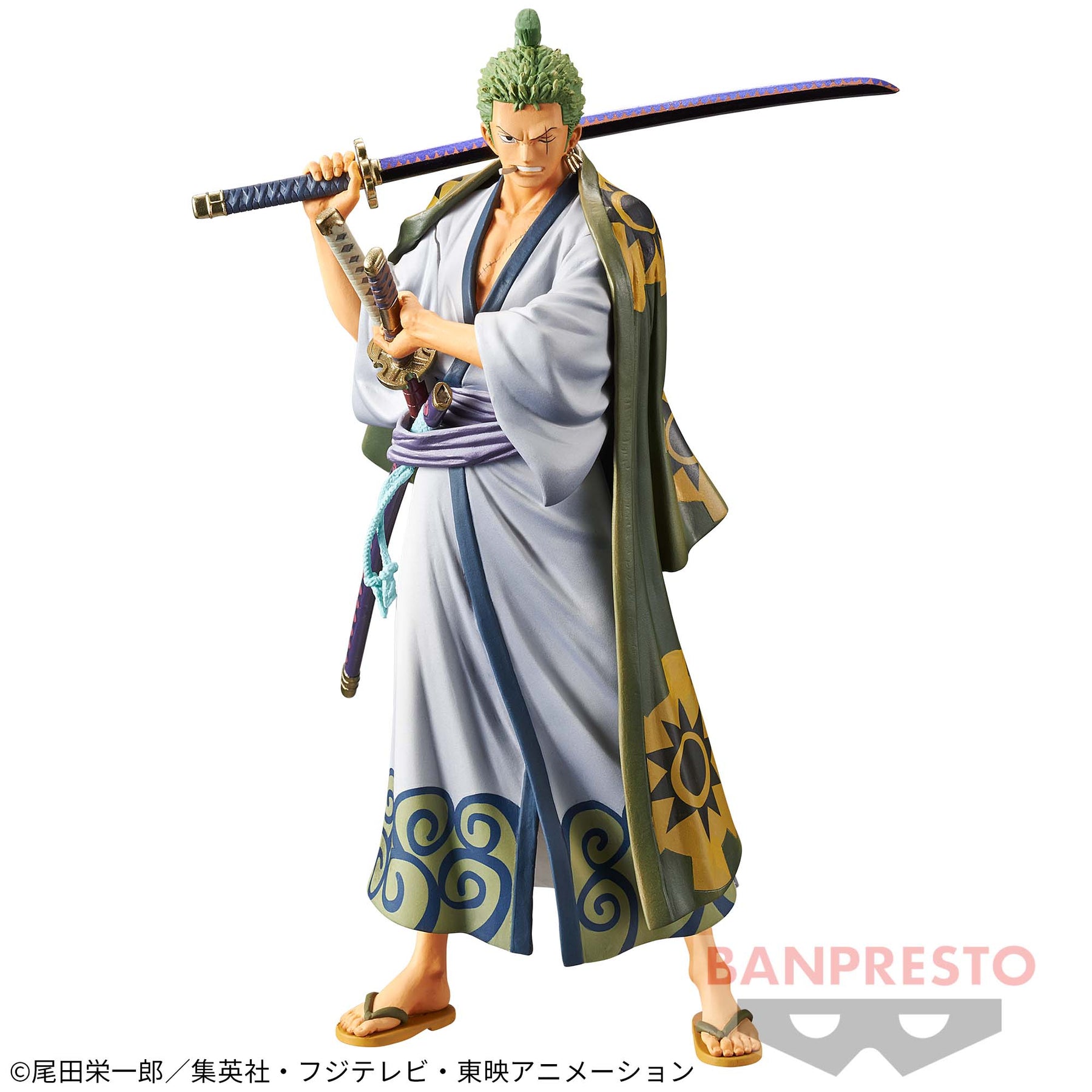 Roronoa Zoro DXF The Grandline Men País de Wano Vol.2 Bandai Banpresto Action Figure