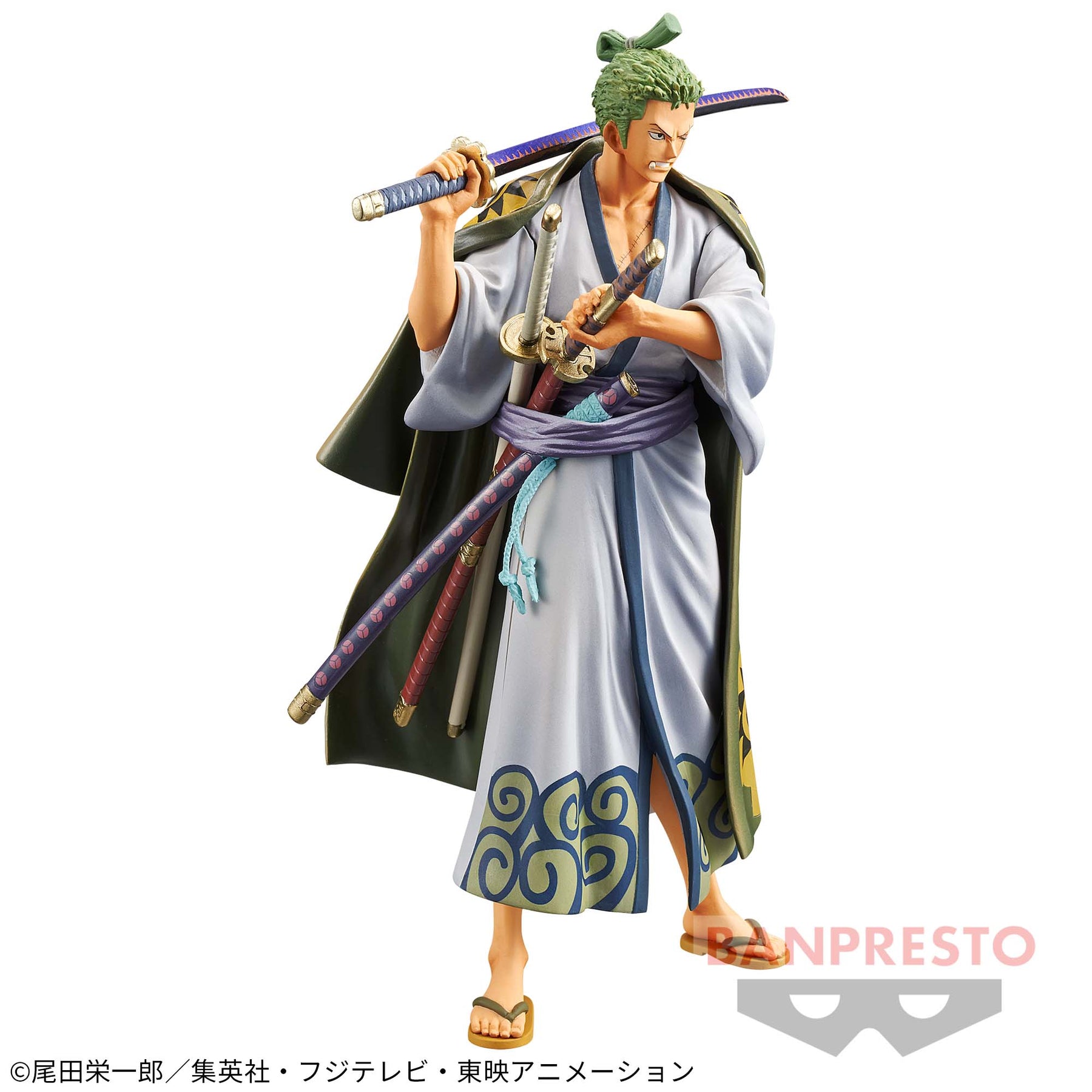 Roronoa Zoro DXF The Grandline Men País de Wano Vol.2 Bandai Banpresto Action Figure