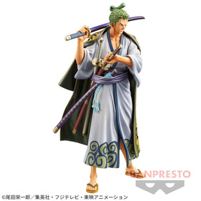 Roronoa Zoro DXF The Grandline Men País de Wano Vol.2 Bandai Banpresto Action Figure