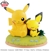 Pikachu & Pichu Kutsurogi Time Bandai Banpresto Action Figure