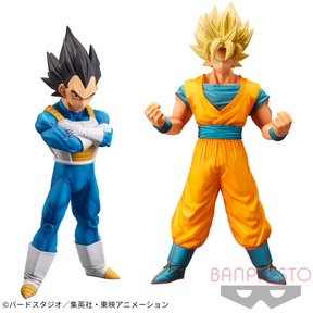 Son Goku Super Saiyajin & Vegeta Burning Fighters Vol.2 Bandai Banpresto Action Figure