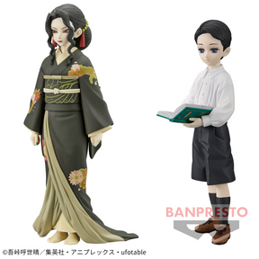Kibutsuji Muzan Femina Sepia Color & Kibutsuji Muzan Criança Oni no Sou vol.6 Bandai Banpresto Action Figure