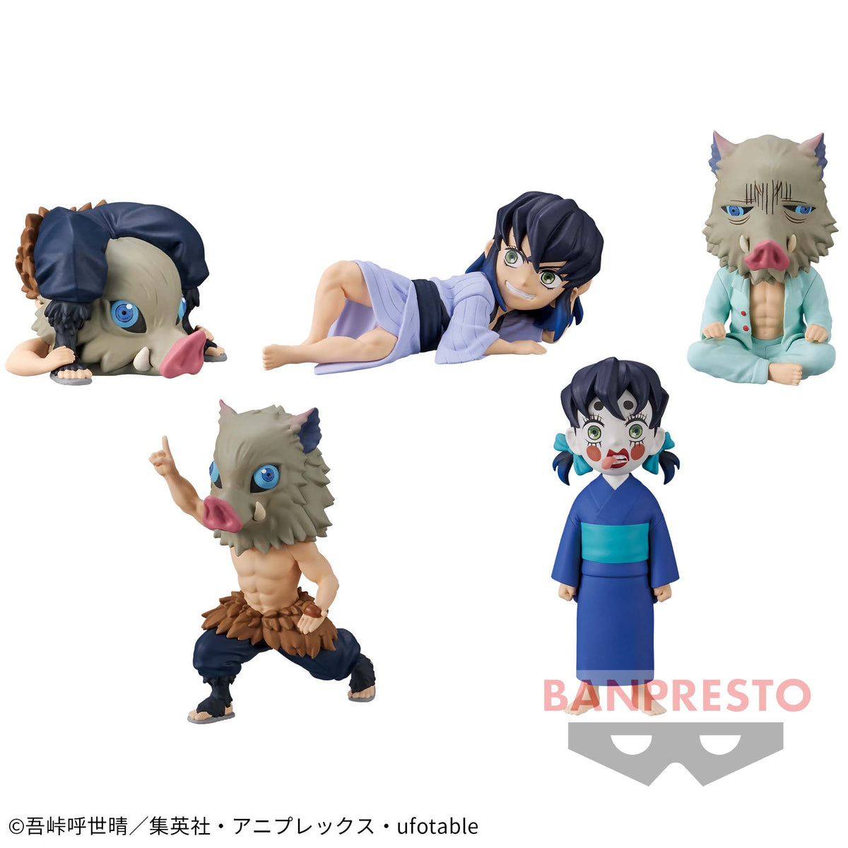 Set de Miniaturas Inosuke Hashibira WCF Bandai Banpresto Action Figure