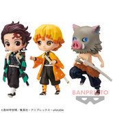 Tanjiro Kamado / Zenitsu Agatsuma / Inosuke Hashibira Qposket petit vol.6 Bandai Banpresto Action Figure