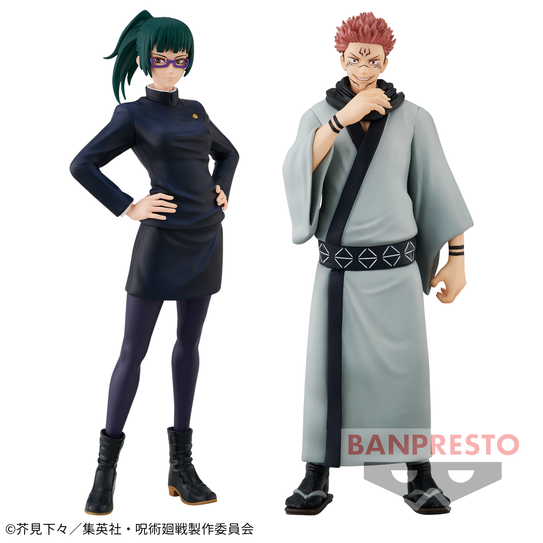 Maki Zenin & Ryomen Sukuna Jukon no Kata Bandai Banpresto Action Figures