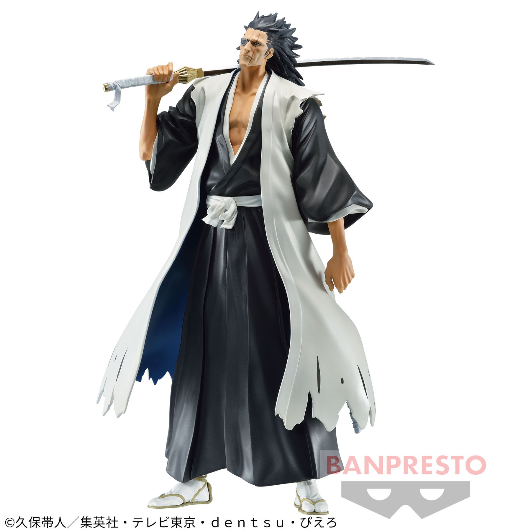 Kenpachi Zaraki Solid and Souls Bandai Banpresto Action Figure