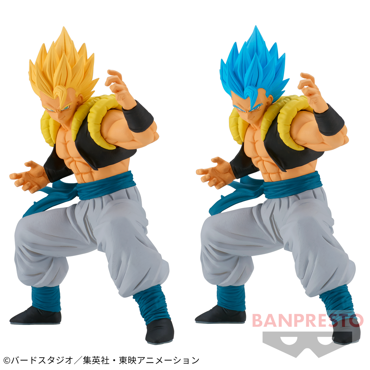 Gogeta Super Saiyajin & Gogeta Super Saiyajin Blue Solid Edge Works The Shutsujin 7 Bandai Banpresto Action Figure