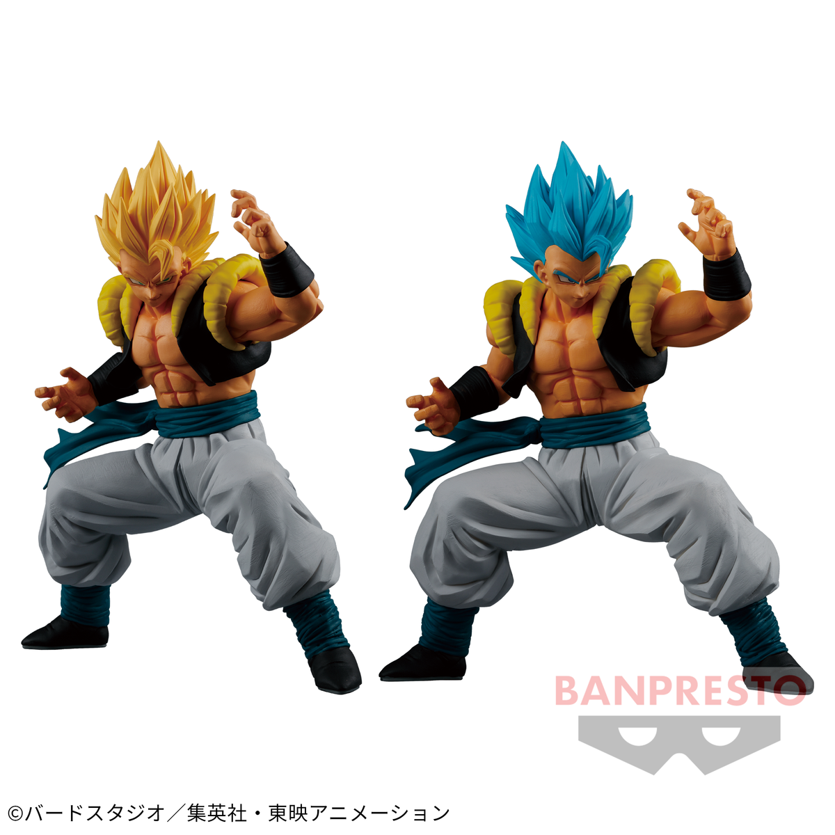 Gogeta Super Saiyajin & Gogeta Super Saiyajin Blue Solid Edge Works The Shutsujin 7 Bandai Banpresto Action Figure