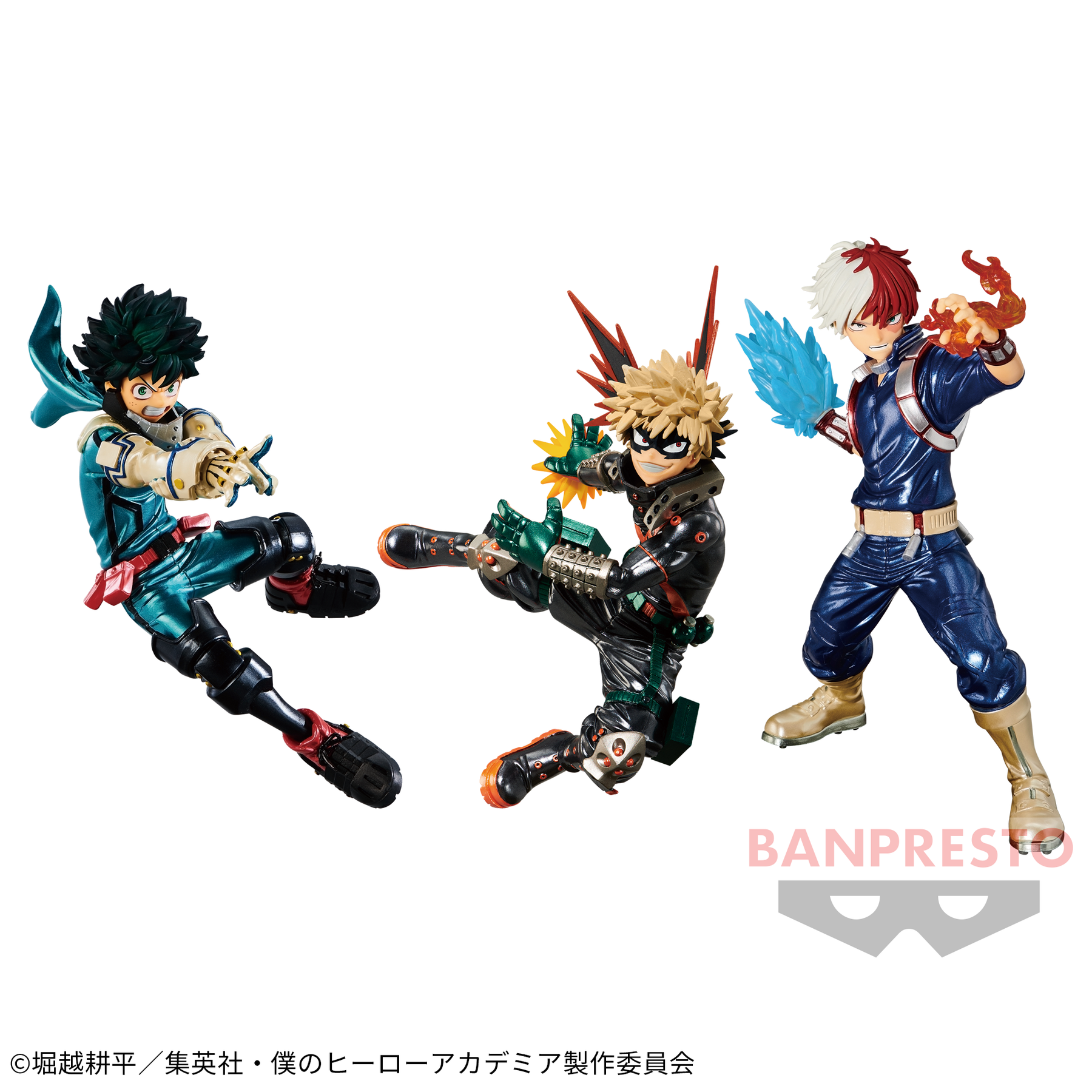 Izuku Midoriya / Katsuki Bakugo / Shoto Todoroki The Amazing Heroes Special Bandai Banpresto Action Figure