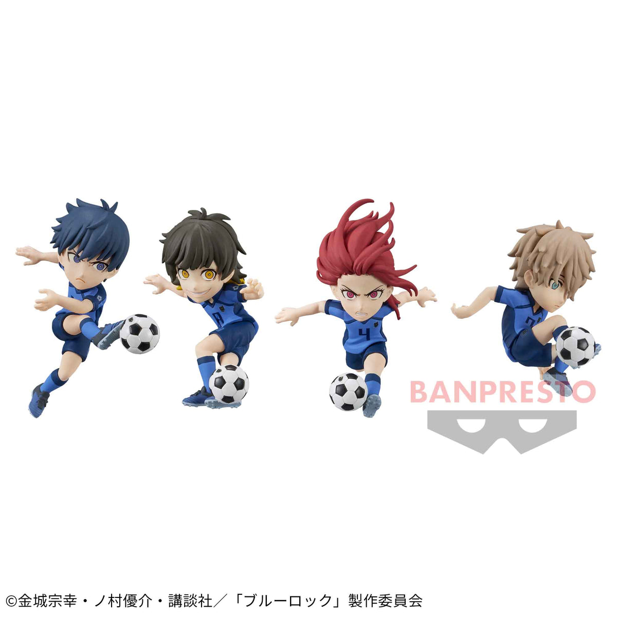 Set de Miniaturas Blue Lock WCF GiGO Bandai Banpresto Action Figure