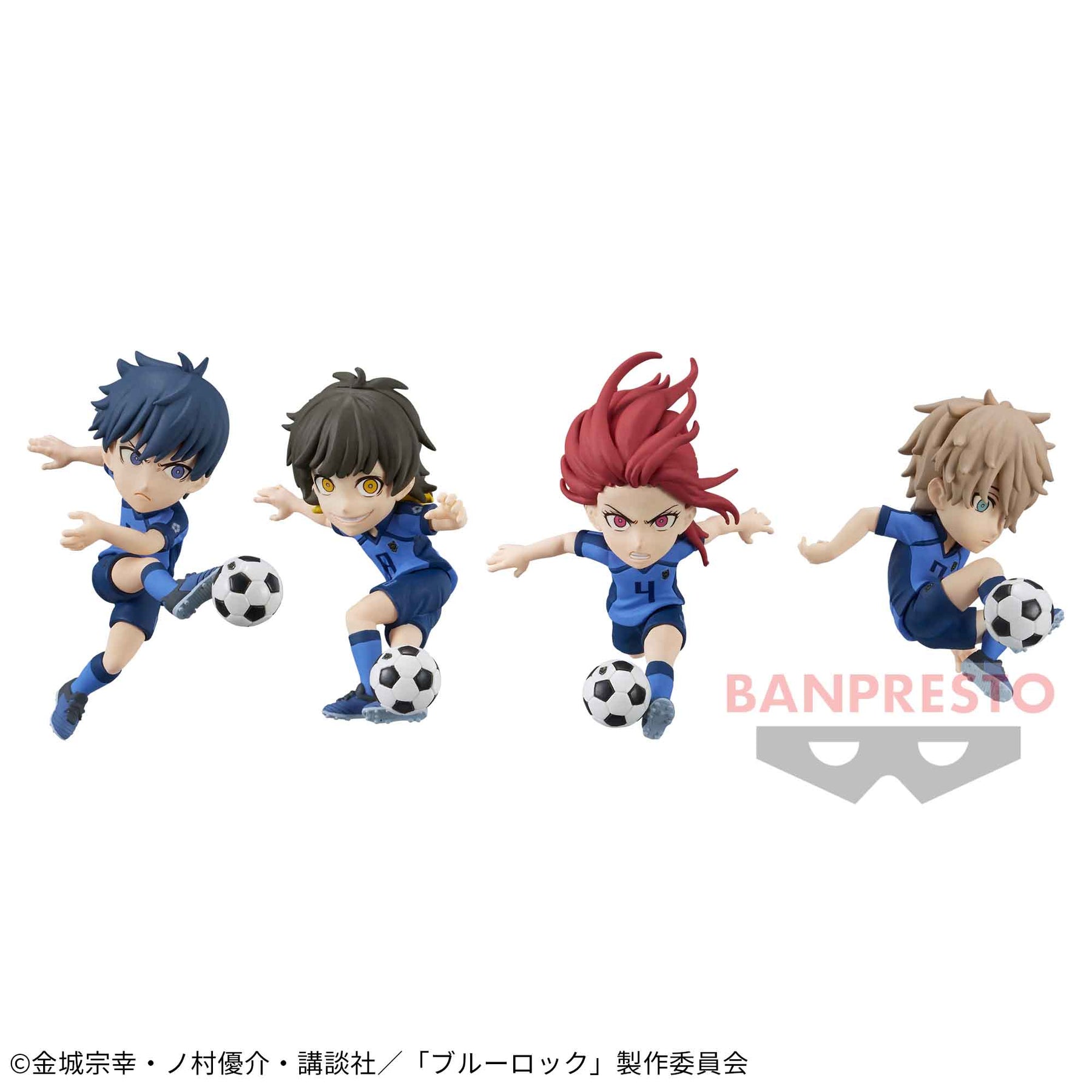 Set de Miniaturas Blue Lock WCF GiGO Bandai Banpresto Action Figure