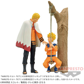 Naruto Uzumaki Criança 20th Anniversary Bandai Banpresto Action Figure