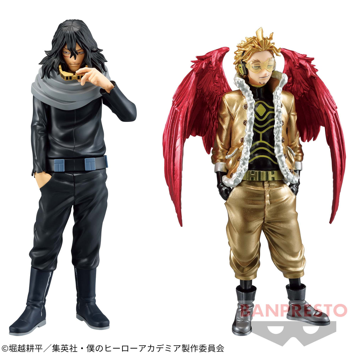 Shota Aizawa & Hawks Age of Heroes Bandai Banpresto Action Figure