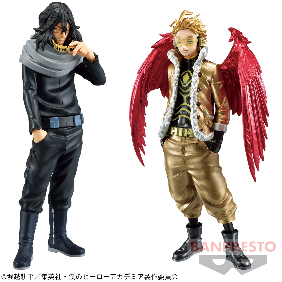 Shota Aizawa & Hawks Age of Heroes Bandai Banpresto Action Figure