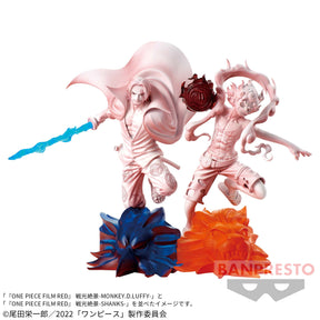 Shanks & Luffy Film Red Senkozekkei Bandai Banpresto Action Figure