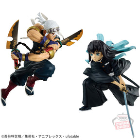 Uzui Tengen & Tokito Muichiro Vibration Stars Bandai Banpresto Action Figure