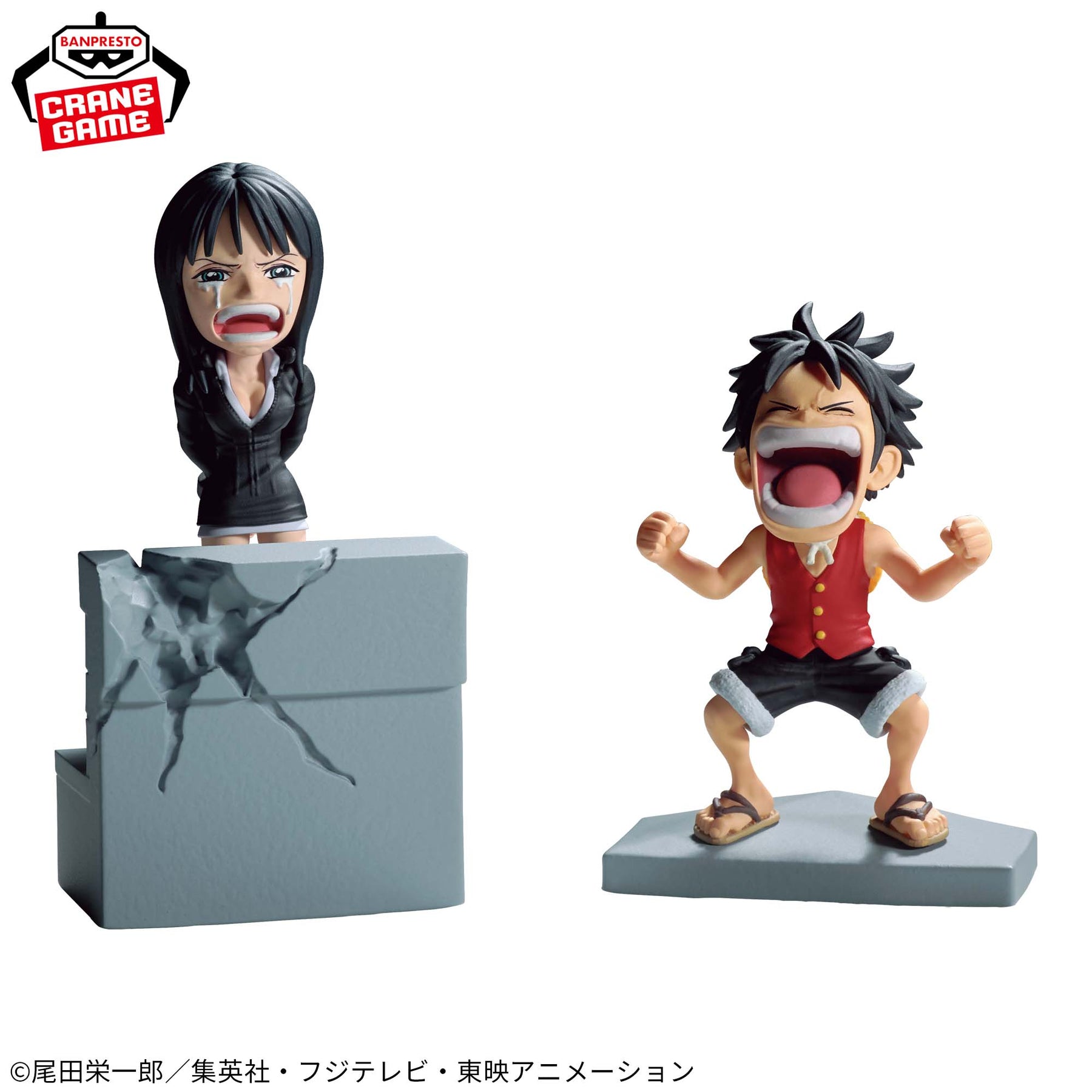 Monkey D. Luffy & Nico Robin WCF Log Stories Bandai Banpresto Action Figure