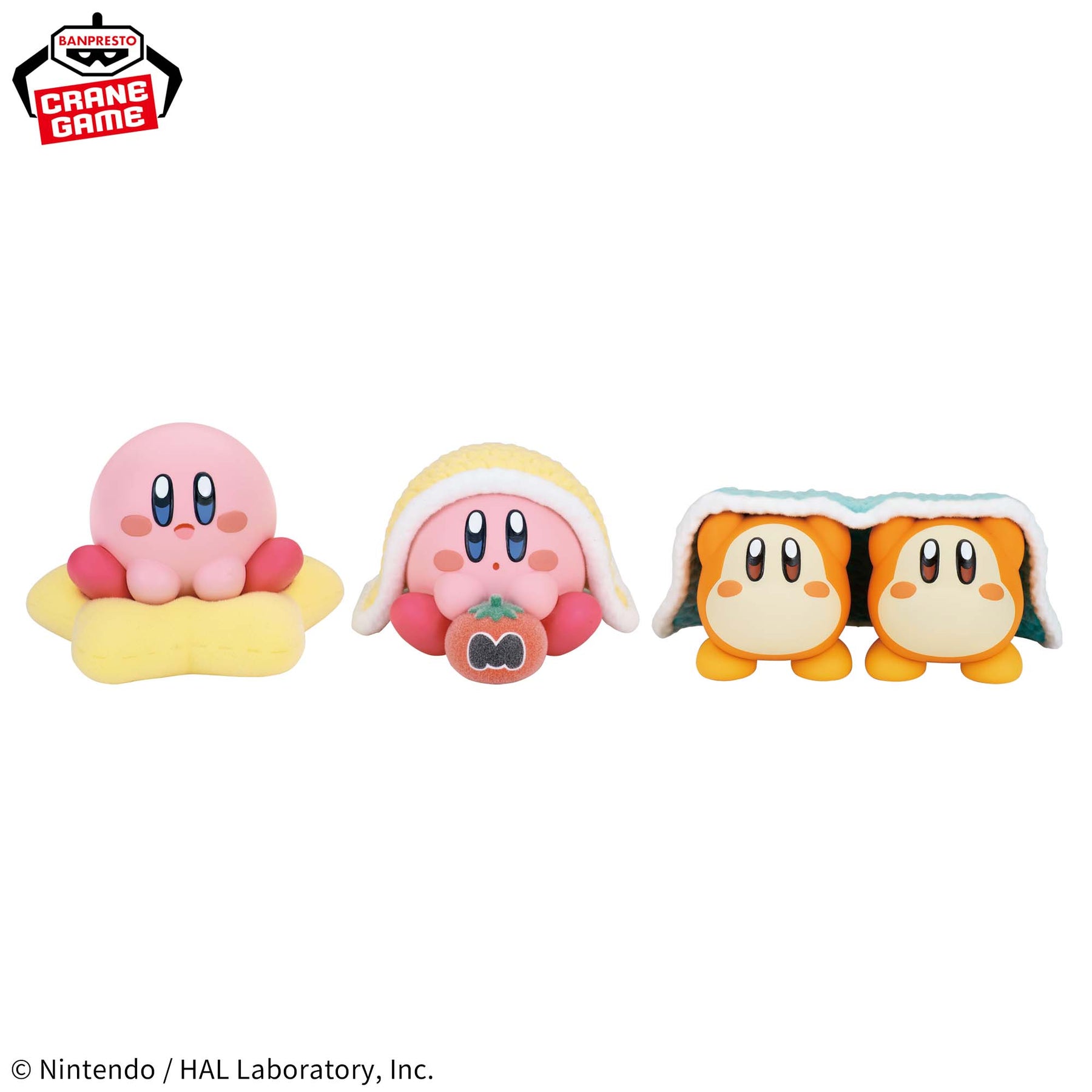 Set Kirby Fluffy Puffy MINE Bandai Banpresto Action Figure