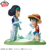 Monkey D. Luffy vs Aokiji WCF Log Stories Bandai Banpresto Action Figure