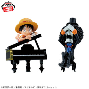 Monkey D. Luffy & Brook WCF Log Stories Bandai Banpresto Action Figure