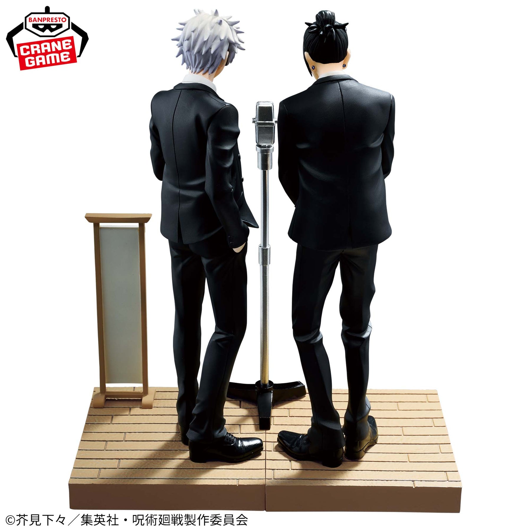 Diorama Jujutsu! Satoru Gojo E Suguru Geto De Terno Vers. Especial Bandai Banpresto Action Figure