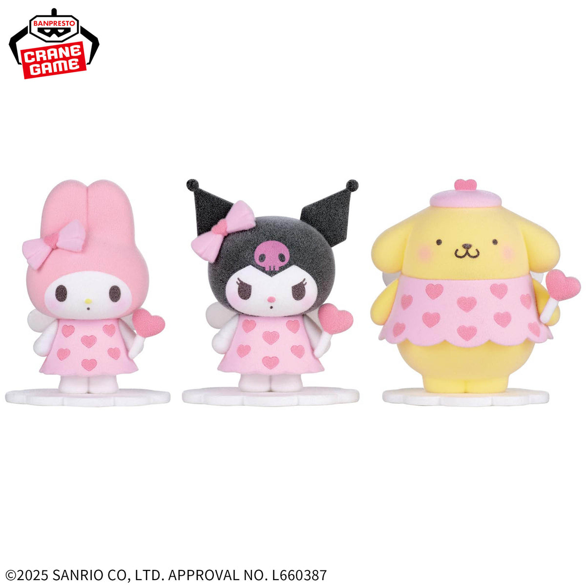 Set de Miniaturas Personagens Sanrio Fluffy Puffy Mine vol.1 Bandai Banpresto Action Figure