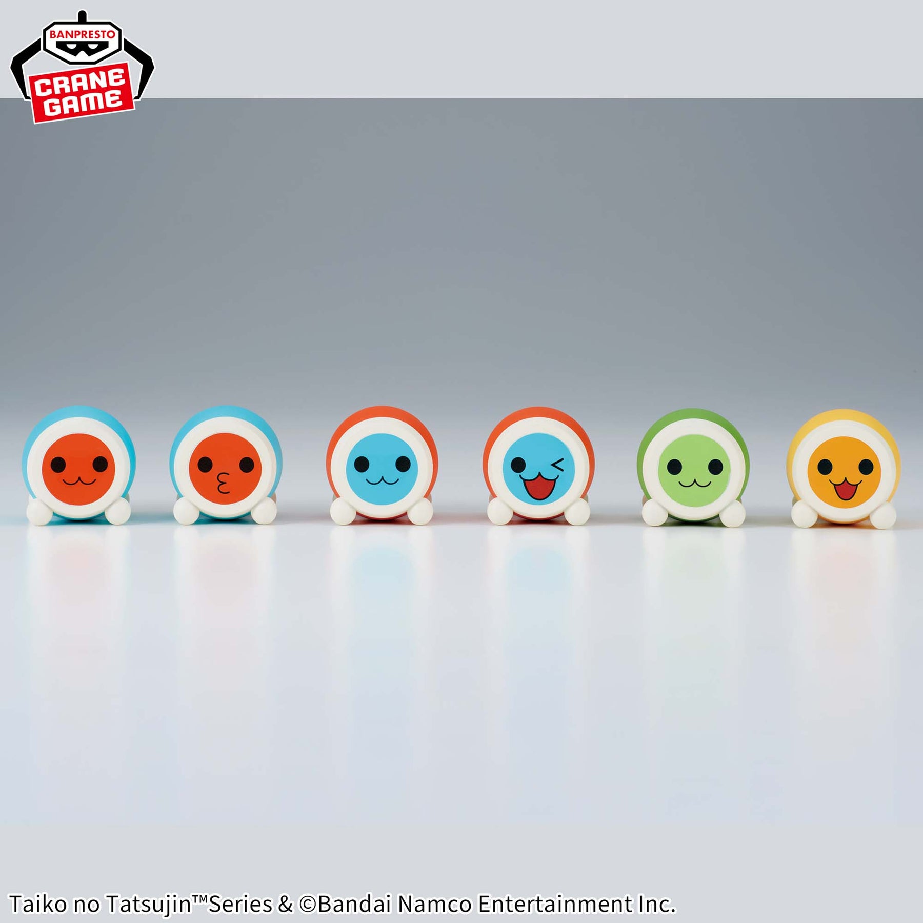 Set de Miniaturas Taiko no Tatsujin Mini Soft Vinyl Figure vol.2 Bandai Banpresto Action Figure