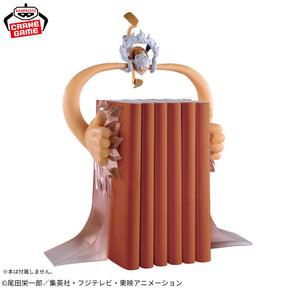 Suporte para Livros Monkey D. Luffy Gear 5 Figure Life! Vol.5 Bandai Banpresto Action Figure
